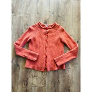 Garnet Hill Orange Sweater